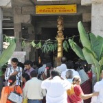 Thaipoosam at Sri Kapali Temple, stage set for teppam too