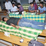 Vivekananda College students donate blood at camp