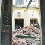 Abandoned, old block in QMC collapses