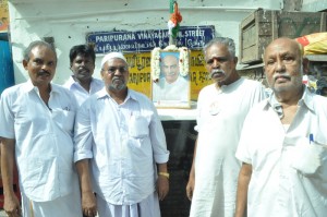 kamaraj  111th bday celebrates at mylai bazaar rd on 15-7-13