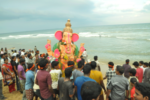 VINAYAGAR at patinampakkam beach  on 15-9-13