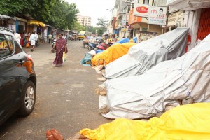 SHOPS CLOSED DUE TO RAIN