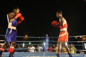 Boxing match, R. A. Puram