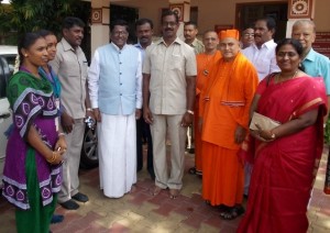 Ramakrishna math, visit by governor of Meghalaya