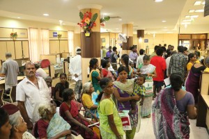 Queue at Indian Bank