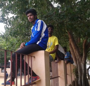 College boys at gurupuram park