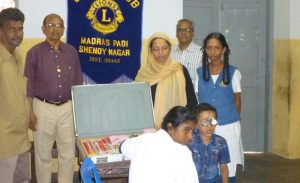 Eye camp held at Lady Sivaswami