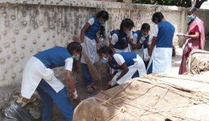 Lady sivaswami girls school - cleaning campaign