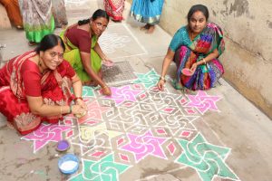 Mosque street amman temple -kolam contest