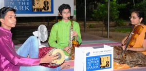 Sunday Kutcheri at the park- saxaphone