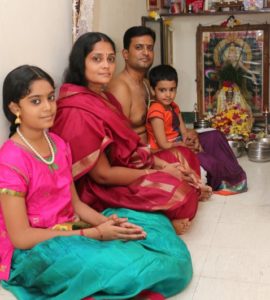 K.R.Vinoth and family