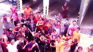 Holi celebration