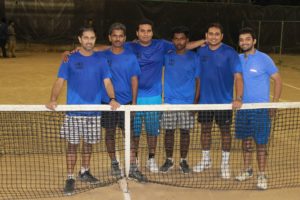 From left to right- Vikram Prabhakar, Veeranthiran, Keshav Narasimhan, Ravanth, Sooraj Viswanathan and Aakash Balachander