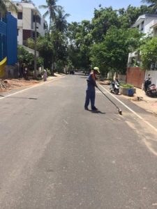 RAPRA Road sweeping campaign