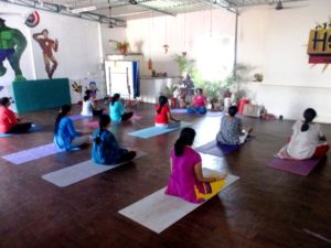 Yoga day high on dance