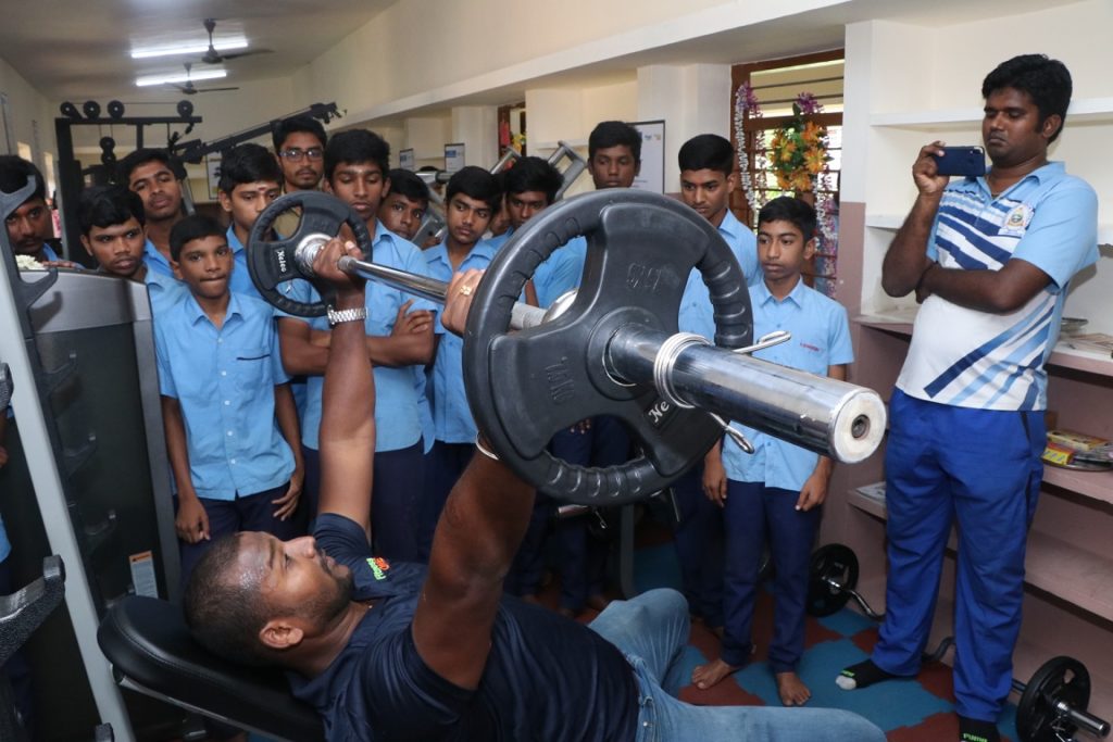 MYLAPORE TIMES Ramakrishna Mission Students' Home receive new gym