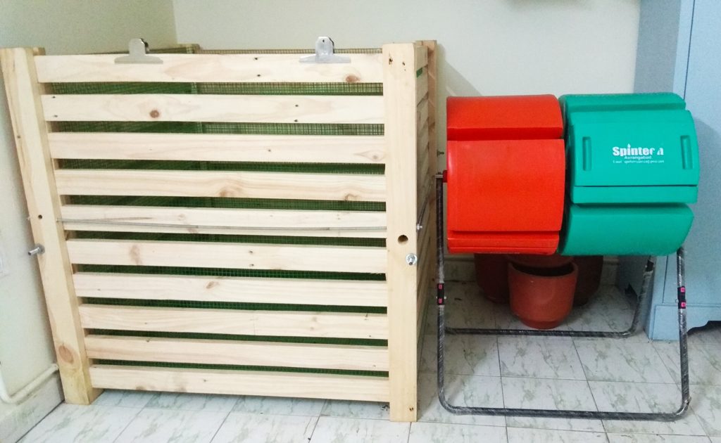 MYLAPORE TIMES - Micro waste-composting demo unit. You too can make one ...